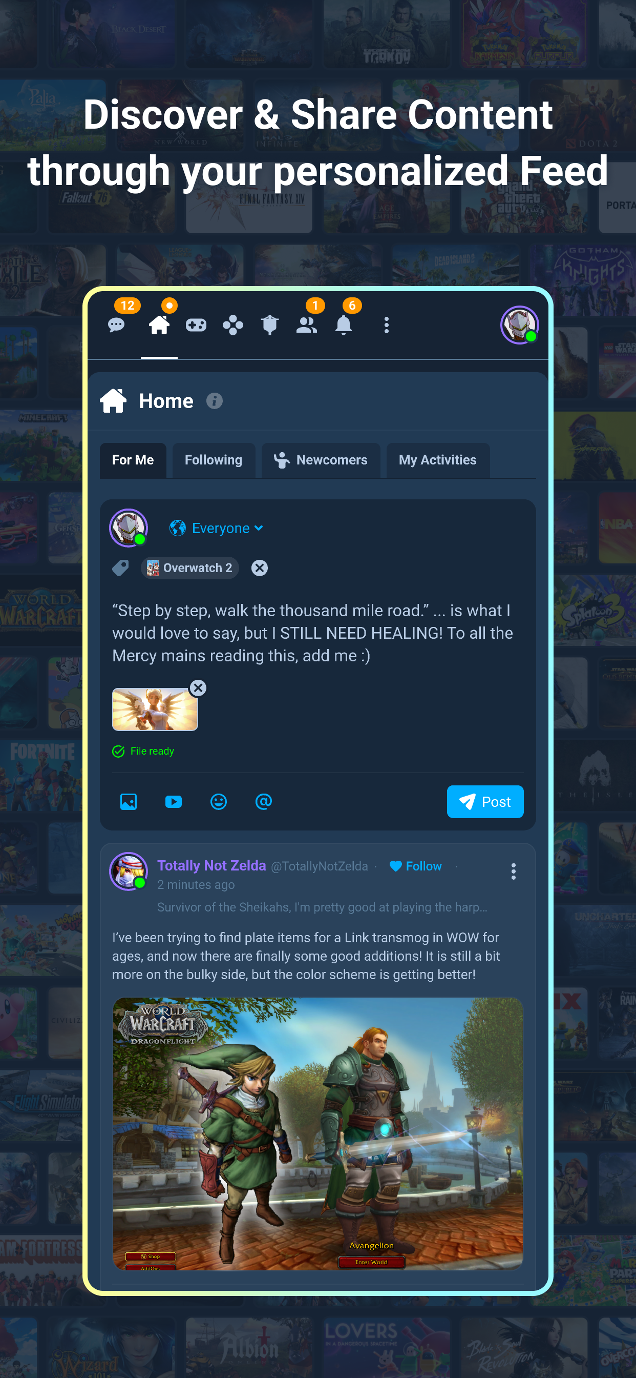 GamerProfiles: Share & Connect