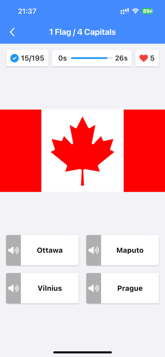 World Flags-Dictionary, Quiz Screenshot 5 of 10