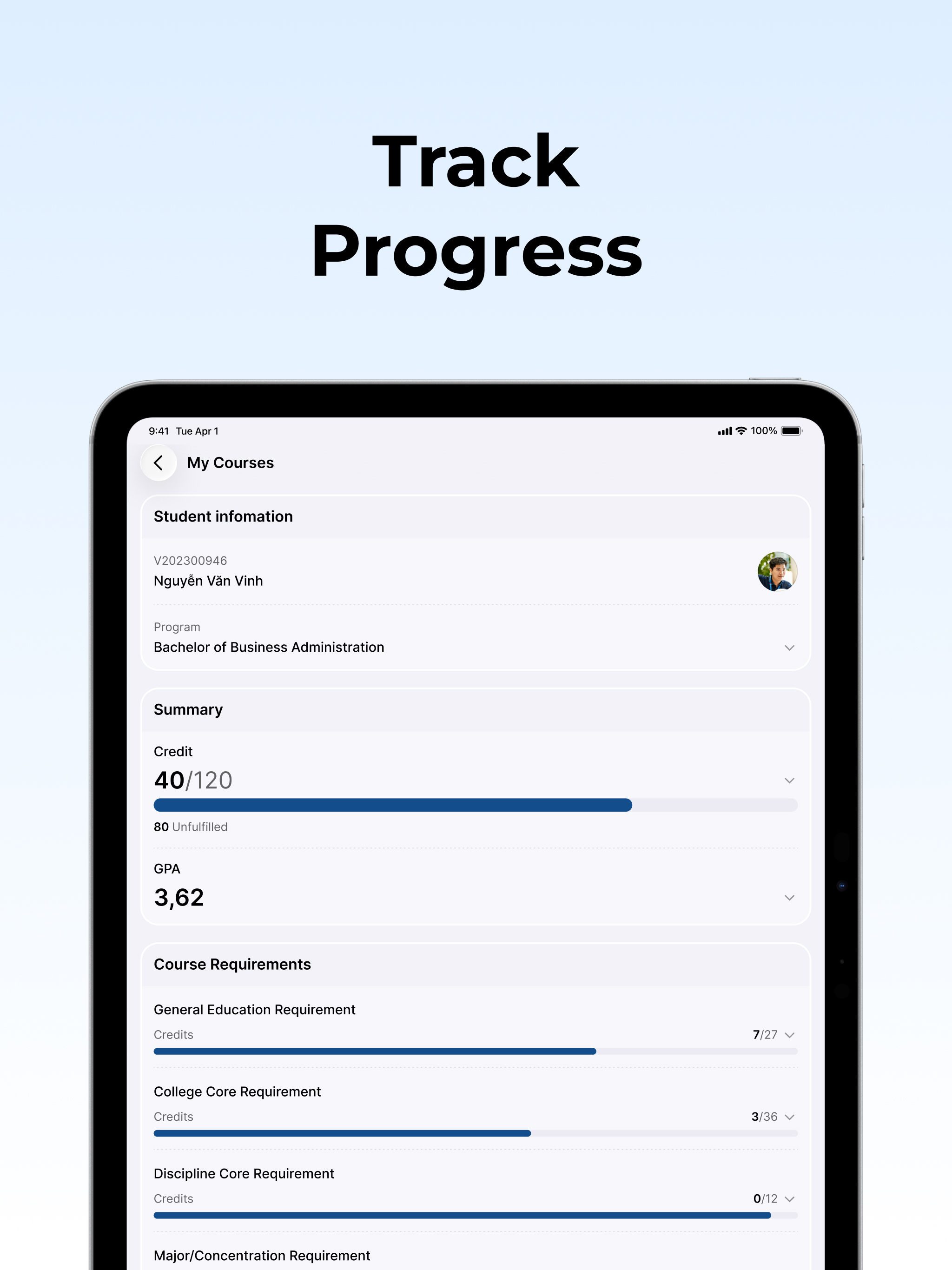 MyVinUni screenshot 7