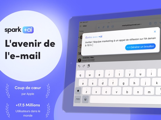 Screenshot #4 pour Spark Mail + IA: boîte E-mail