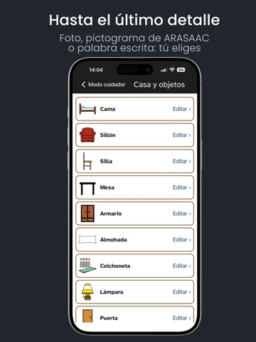 Reconecta Afasia iPad screenshot