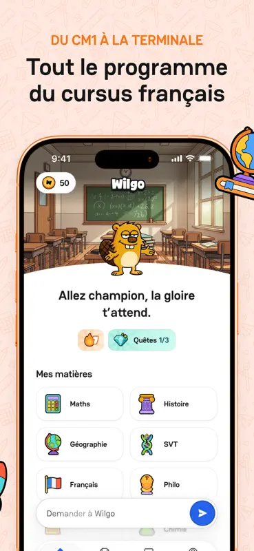 Wilgo IA n°1 - Quiz Révision screenshot 3 of 9