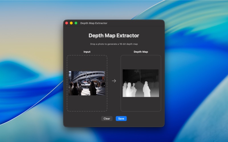 Depth Map Extractor screenshot