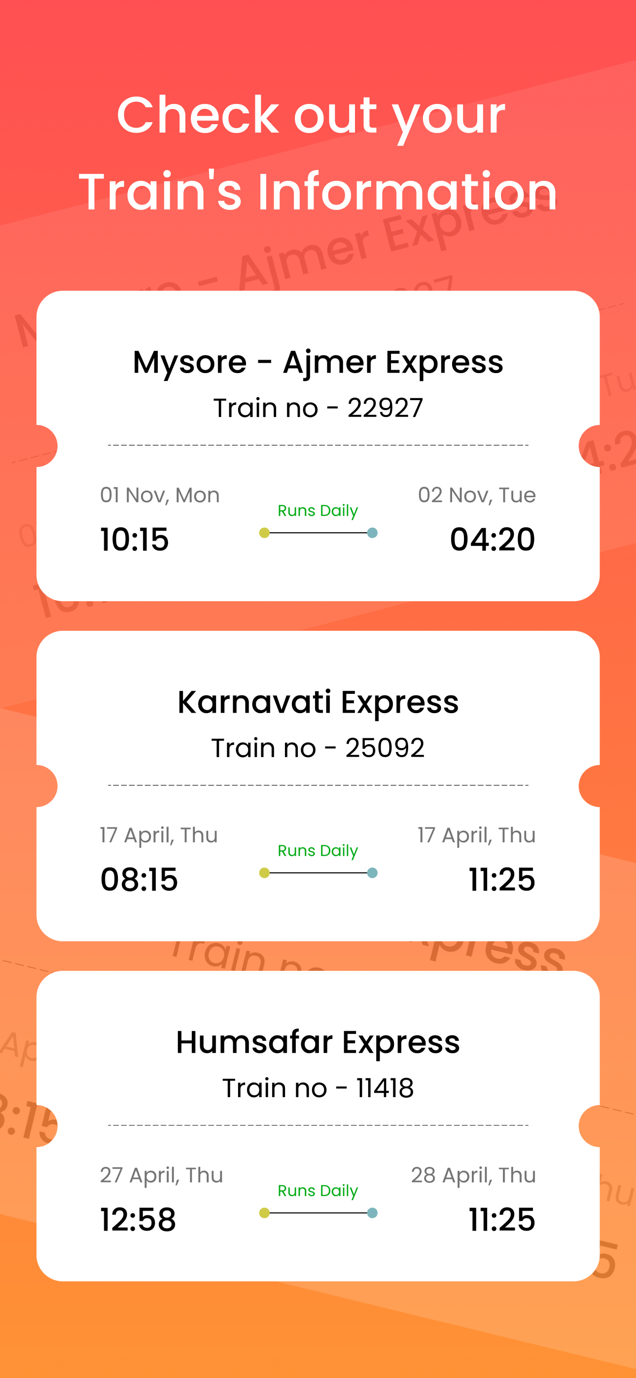 Train Tracker: Live Status