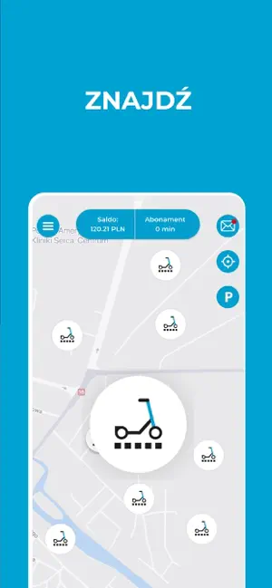 Quick Taxi & Hulajnogi iPhone screenshot 3