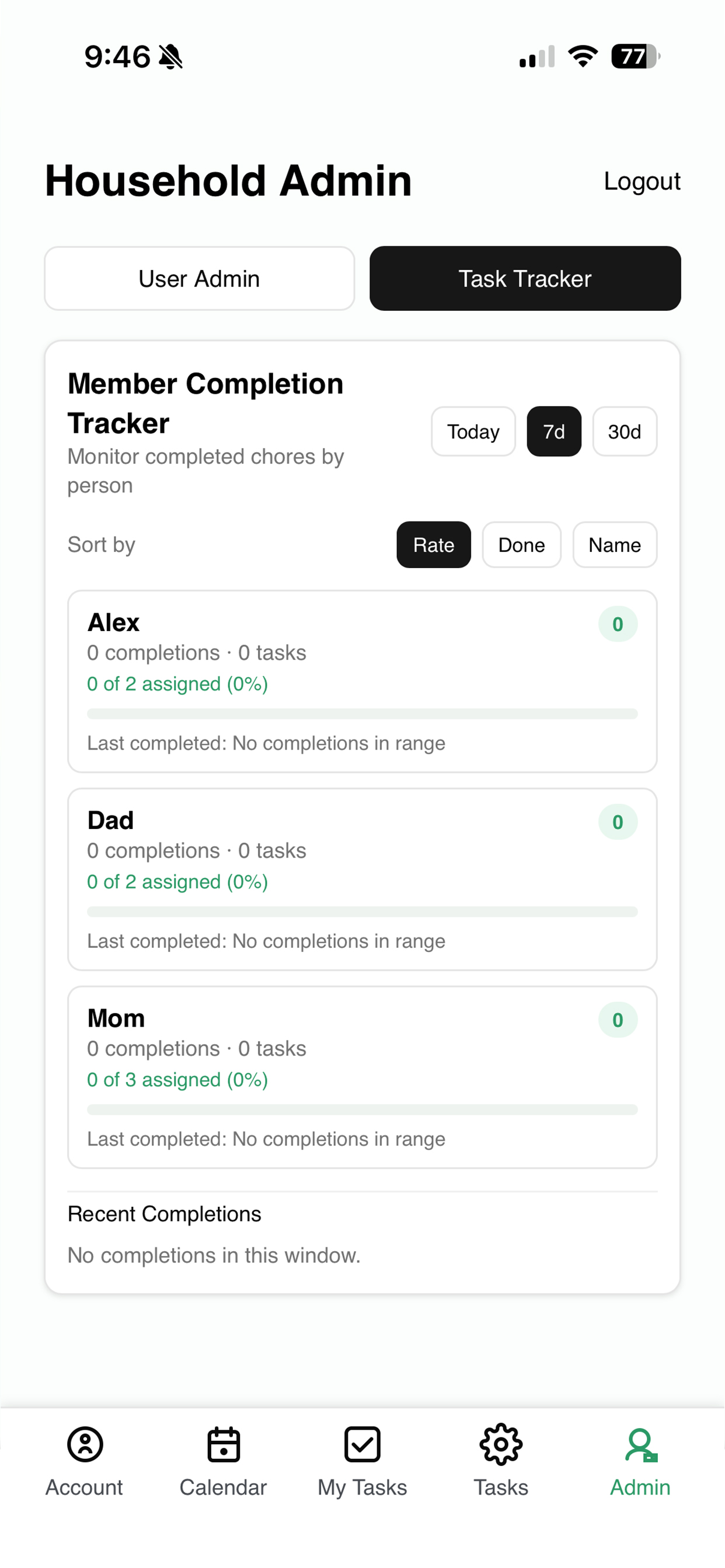 ChoresClndr screenshot 5
