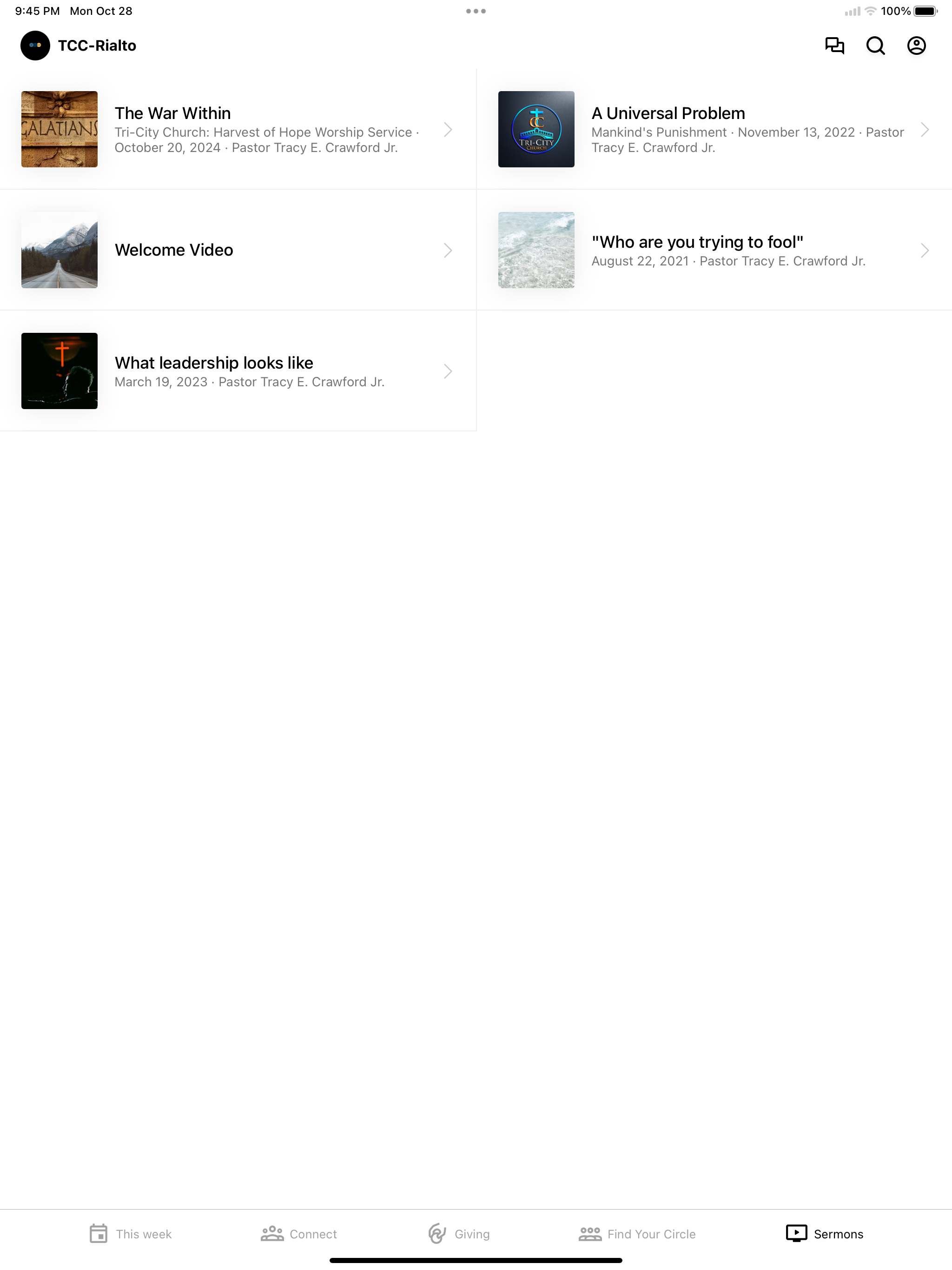 Tri-City Church App