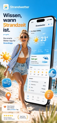 Strandwetter – Beach-Score iPhone screenshot