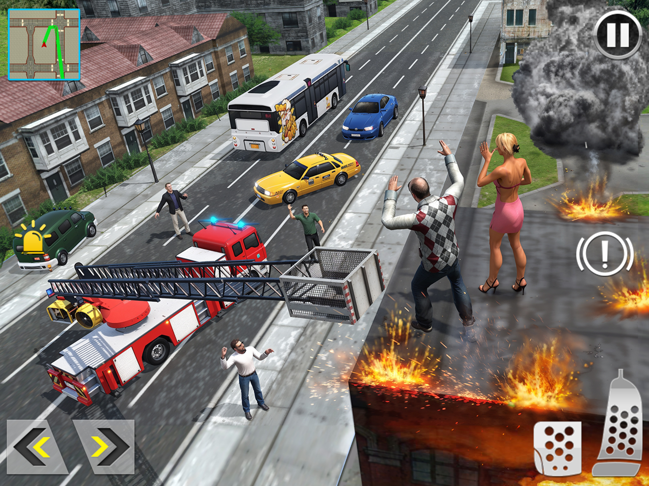 Firefighter Vehicles Rescue 3D