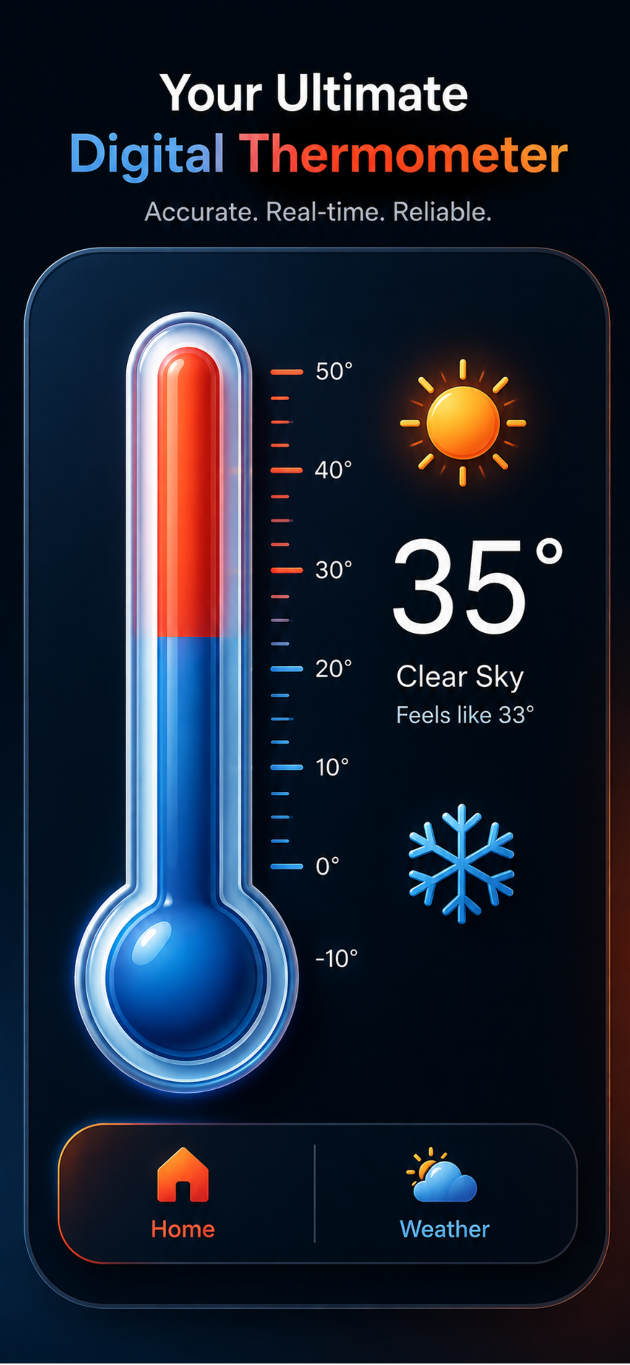 Temperature Thermometer App
