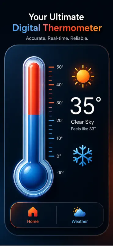 Temperature Thermometer App screenshot 1 of 4