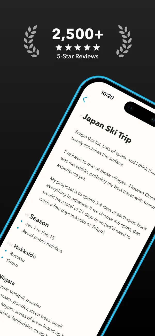 Screenshot #1 pour Minimal | Writing + Notes