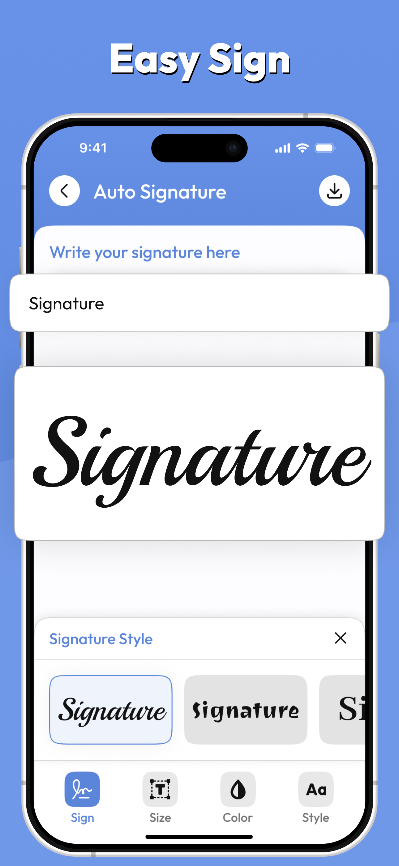 Signature Creator - Easy Sign screenshot 6