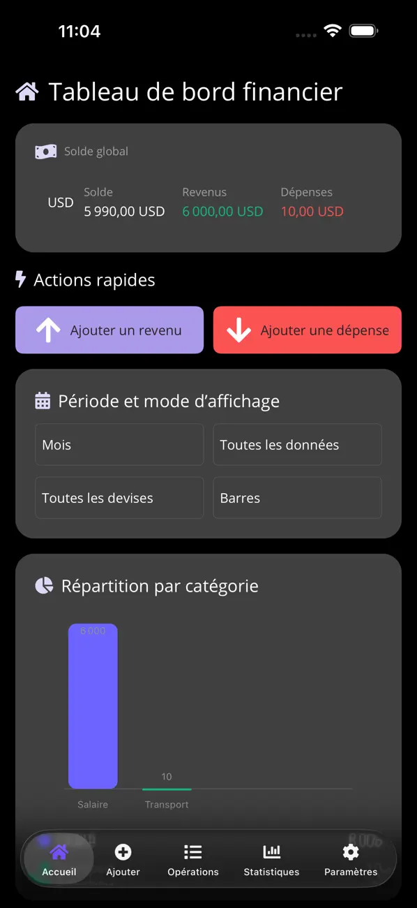 Screenshot #1 pour Money Manager Simple