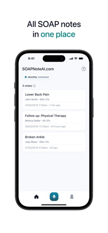 SOAPNoteAI: Scribe & Assistant Screenshot 5 of 7