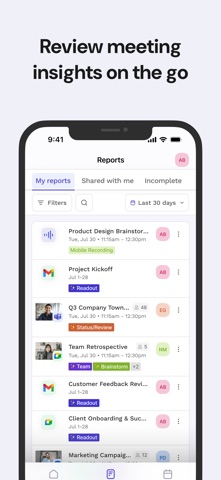 Read AI: Transcripts and Notes screenshot