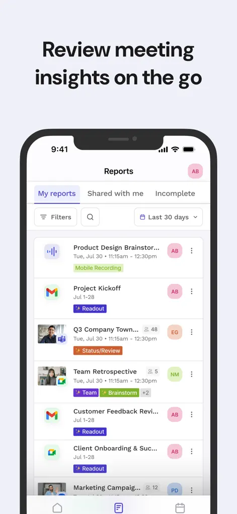 Read AI: Transcripts and Notes - Productivity App | MWM