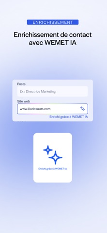 WEMET : Scanner de leads screenshot