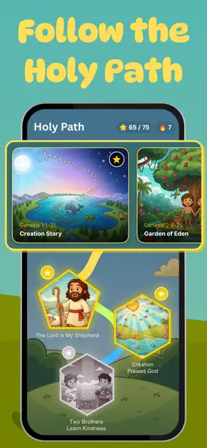 Bible Stories for Kids - BibiQ screenshot 2