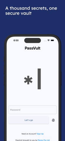 Password Manager: PassVult screenshot
