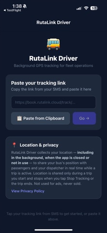 RutaLink Driver screenshot