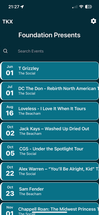 TKX - Venue Manager Screenshot 3 of 5