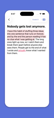 Prose - Hemingway Style Editor Screenshot 8 of 10