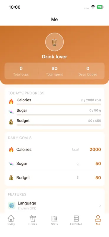 Boba Log - Bubble Tea Tracker screenshot 5 of 5
