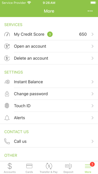 Huntington Fed. Savings Bank Screenshot