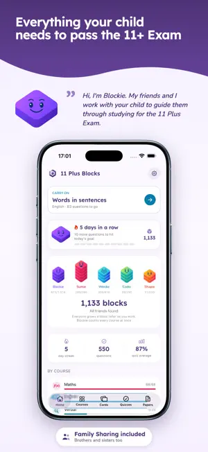 11 Plus Blocks: 11+ Exam Prep screenshot 1