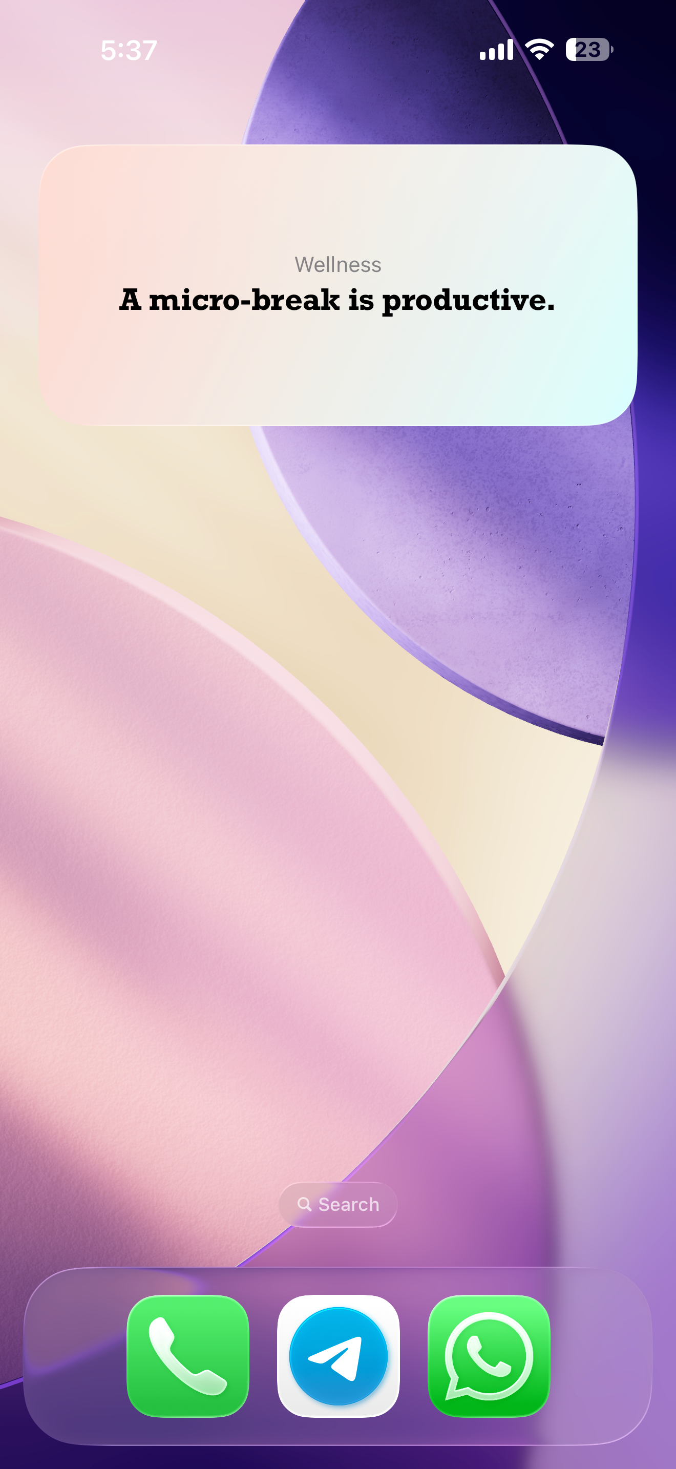 The Wellness Widget