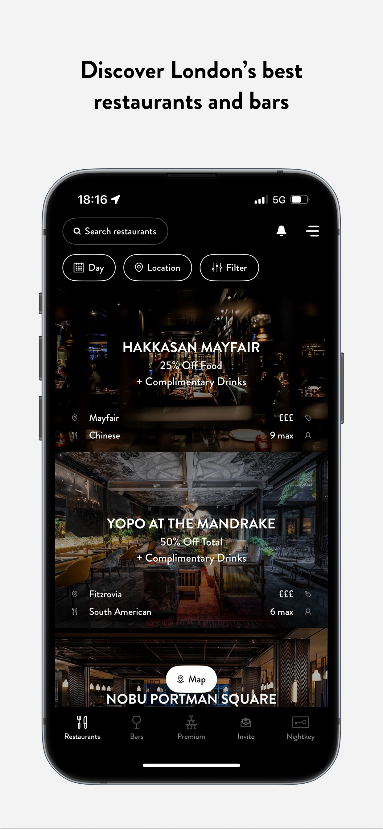 Nightkey: Restaurants & Bars