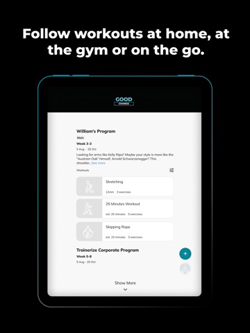 Good Change iPad screenshot