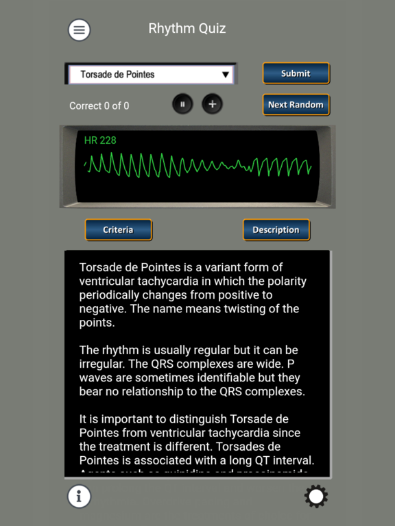 Screenshot #6 pour ECG and ACLS Tutor