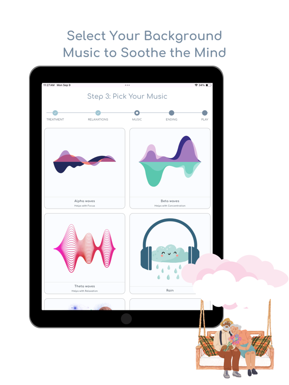 Go burble: Hypnosis & Wellness iPad screenshot 5 - Health & Fitness app