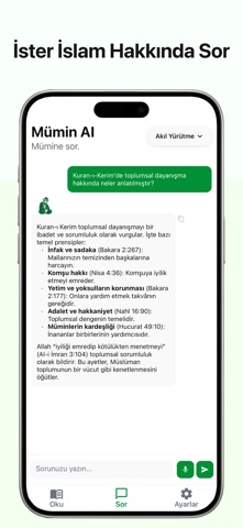 Mümin AI: Ezan Vakti & Kıble screenshot