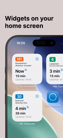 HSL Commuter Widgets screenshot