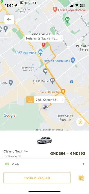 EcoTaxi Customer App screenshot 3