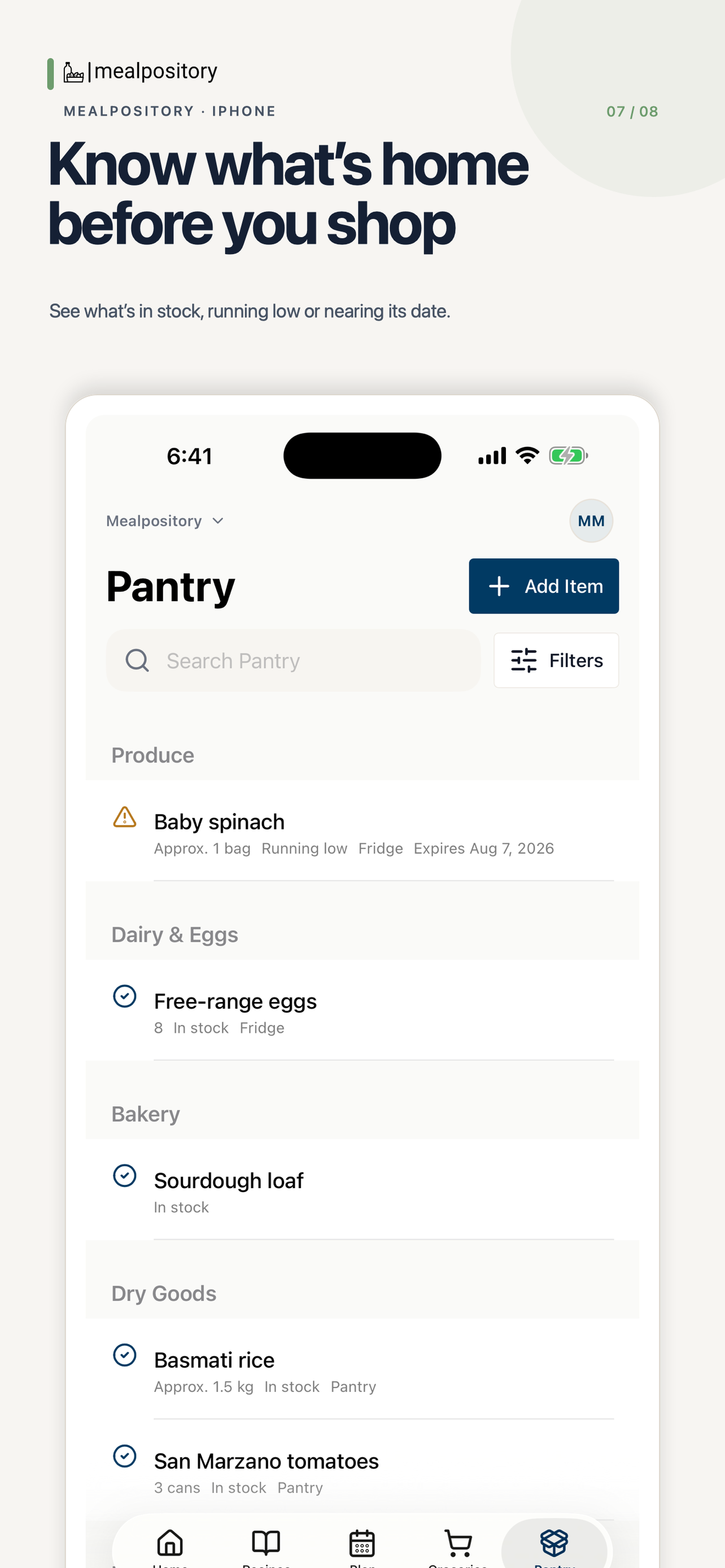 Mealpository screenshot 8