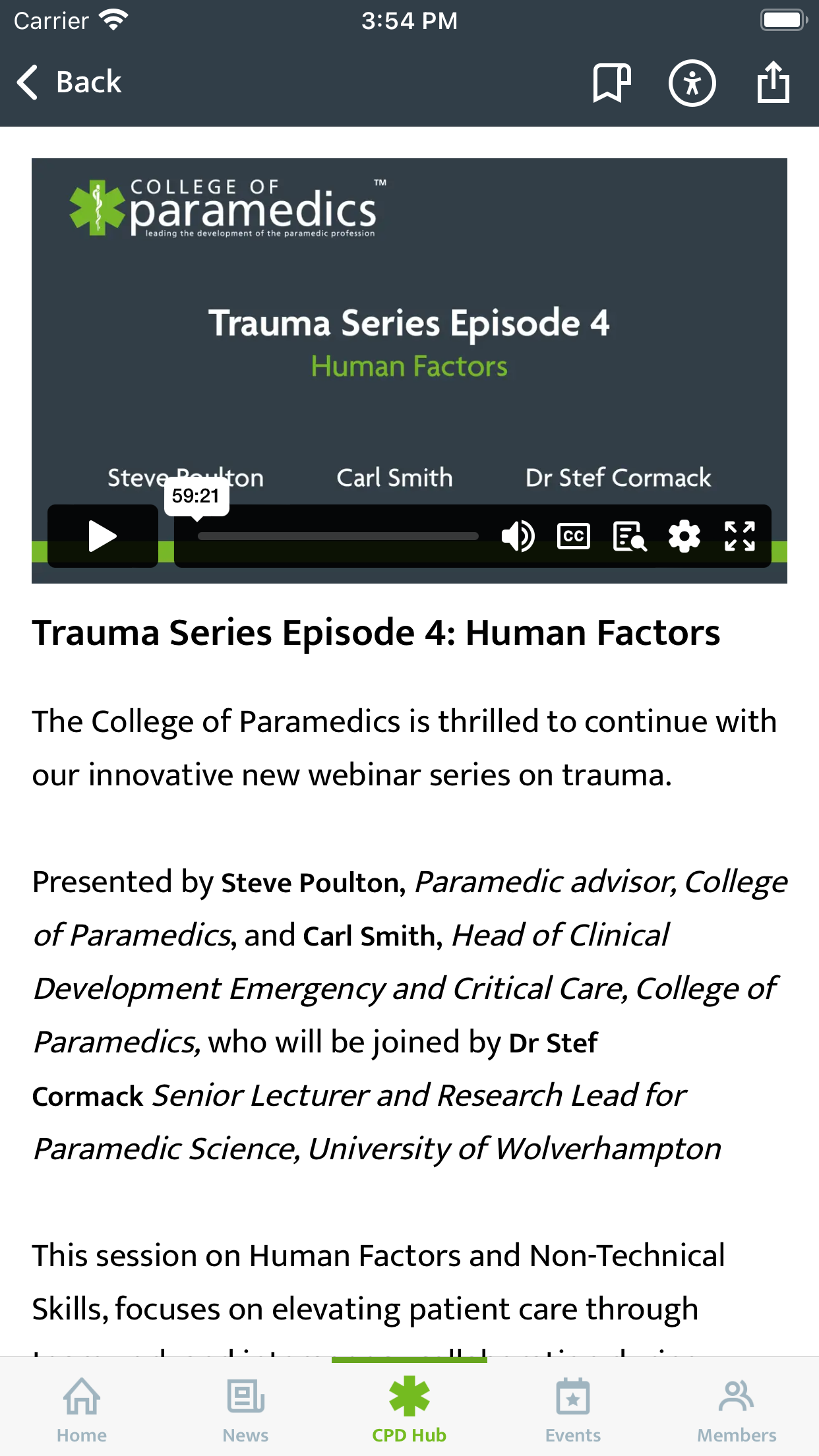 College of Paramedics