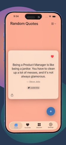 Quoative: Daily Sanctuary iPhone screenshot