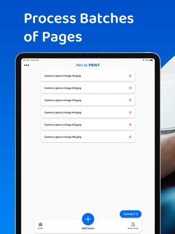 PenToPrint Handwriting to PDF iPad screenshot