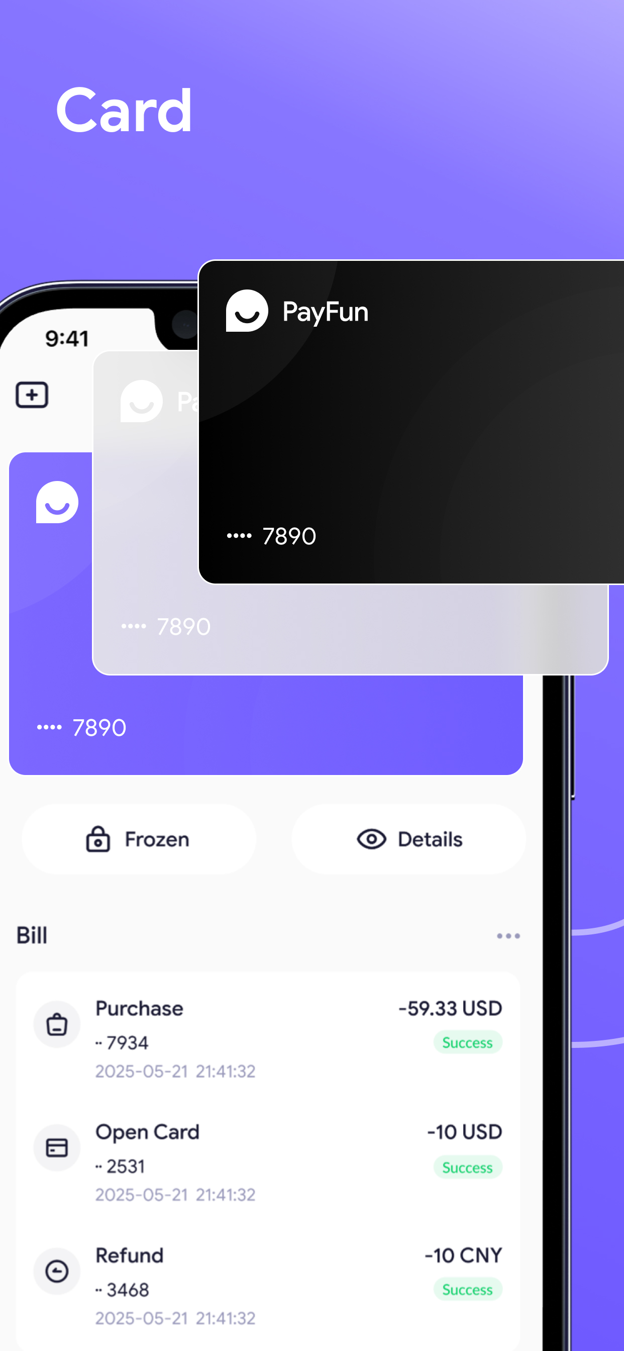 PayFun: Crypto Card & Wallet screenshot 3