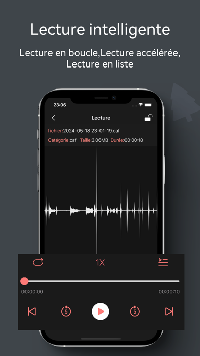 Screenshot #2 pour Dictaphone Audio Recorder