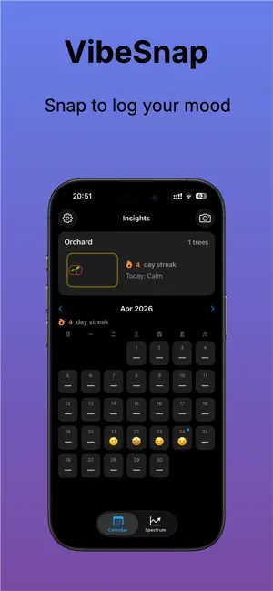 VibeSnap · Mood Garden screenshot 1