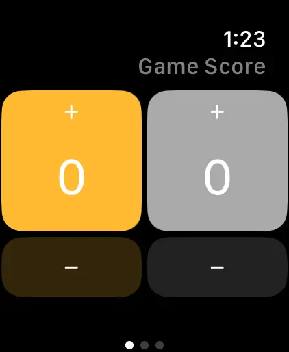 Screenshot #1 pour TapScore Scorekeeper