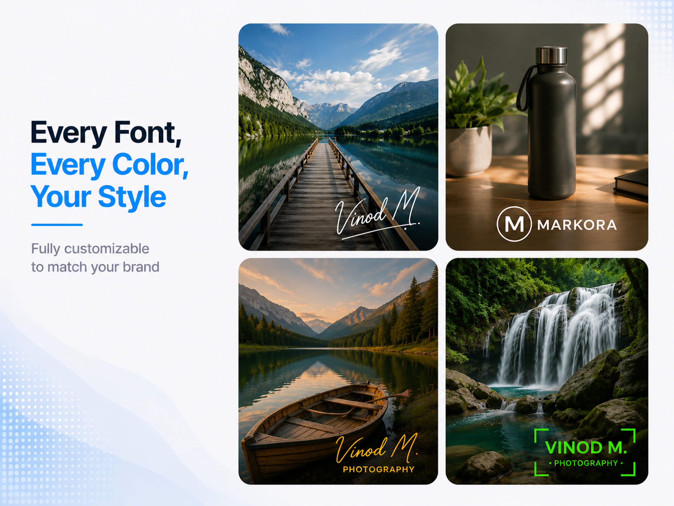 Markora: Watermark Photo Video screenshot 18