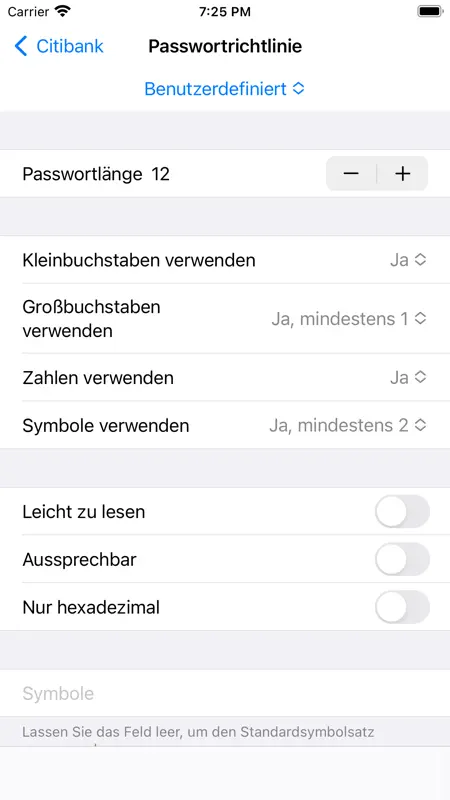 pwSafe 2 - Password Safe screenshot 5 of 7