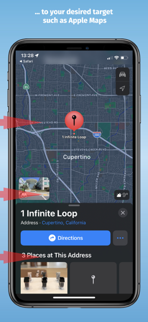 ‎Map Redirect for Map Links Screenshot