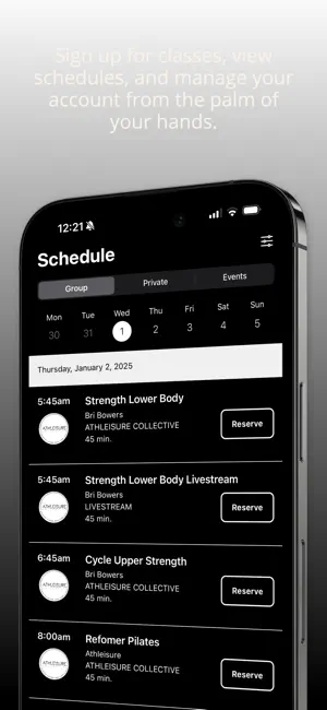ATHLEISURE COLLECTIVE screenshot 3